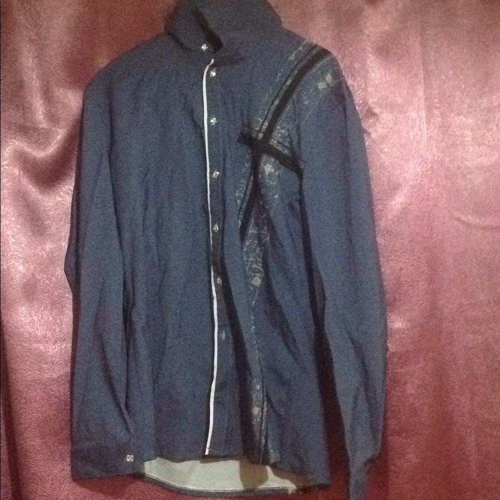 Button up denim top